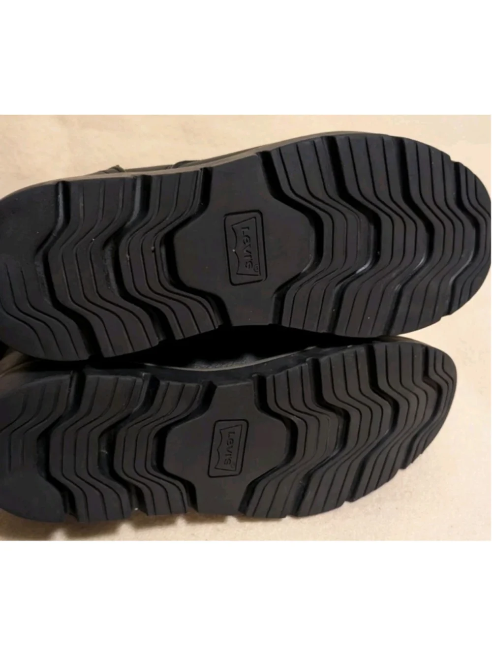 Levi's Mens Black Dean Moc Toe Lace Up Ankle Size 11 Boots F60
